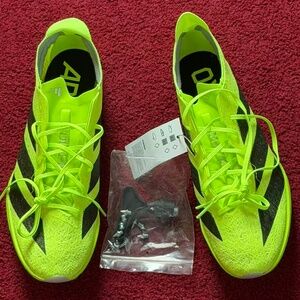 Adidas Adizero Prime SP3 X Strung Track Spikes Men’s Size 9 - Lucid Lemon Black